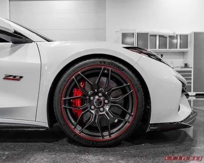 Paragon Performance Front Lift Lowering Collars Chevrolet C8 Corvette Z06 with Front Nose Lift 2023-2024 - PP-S0001-2