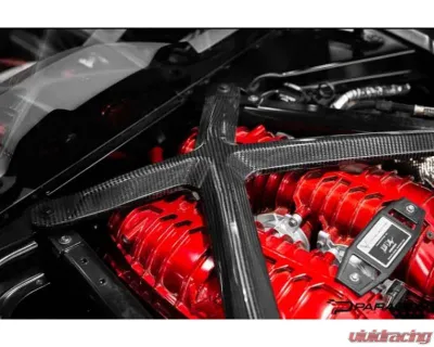 Paragon Performance Carbon Fiber X Brace Chevrolet C8 Corvette Stingray Coupe Only 2020-2025 - CCS-C0053