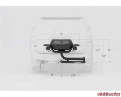HitchFire Forge 15" Hitch Mounted Grill - HFG01F15