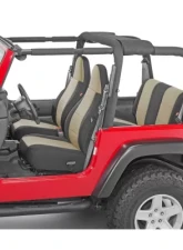 Diver Down Neoprene Seat Covers Tan Jeep Wrangler 1997-2002                                     - 14167 2004 - Image 2
