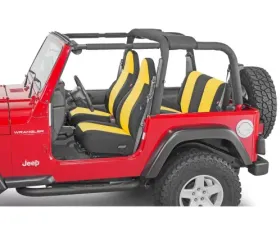 Diver Down Neoprene Seat Covers Yellow Jeep Wrangler 1997-2002