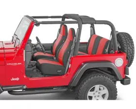 Diver Down Neoprene Seat Covers Red Jeep Wrangler 1997-2002