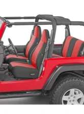 Diver Down Neoprene Seat Covers Red Jeep Wrangler 1997-2002                                     - 14167 2007 - Image 2