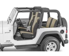 Diver Down Neoprene Seat Covers Tan Jeep Wrangler 2003-2006