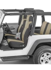 Diver Down Neoprene Seat Covers Tan Jeep Wrangler 2003-2006                                     - 14167 2014 - Image 2