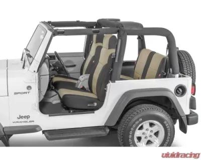 Diver Down Neoprene Seat Covers Tan Jeep Wrangler 2003-2006 - 14167 2014