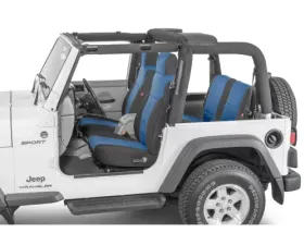 Diver Down Neoprene Seat Covers Blue Jeep Wrangler 2003-2006