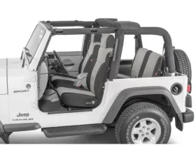 Diver Down Neoprene Seat Covers Light Gray Jeep Wrangler 2003-2006