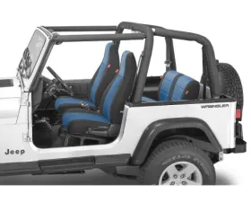 Diver Down Neoprene Seat Covers Blue Jeep Wrangler 1987-1990