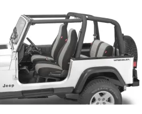 Diver Down Neoprene Seat Covers Light Gray Jeep Wrangler 1987-1990