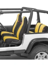 Diver Down Neoprene Seat Covers Yellow Jeep Wrangler 1992-1995                                     - 14167 2326 - Image 2