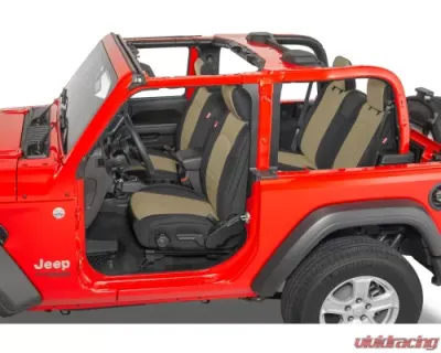 Diver Down Neoprene Seat Covers Tan Jeep Wrangler 2 Door 2018-2020 - 14167 4044