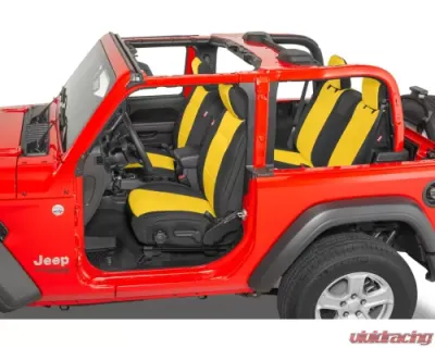 Diver Down Neoprene Seat Covers Yellow Jeep Wrangler 2 Door 2018-2020 - 14167 4046