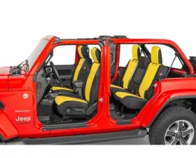 Diver Down Neoprene Seat Covers Yellow Jeep Wrangler 4 Door 2018-2020