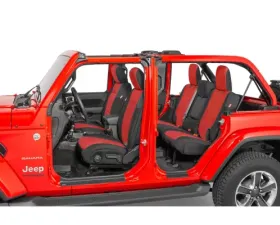 Diver Down Neoprene Seat Covers Red Jeep Wrangler 4 Door 2018-2020