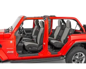 Diver Down Neoprene Seat Covers Light Gray Jeep Wrangler 4 Door 2018-2020