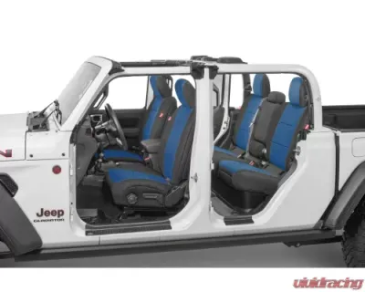 Diver Down Front and Rear Neoprene Seat Covers Blue Jeep Wrangler 2020-2021 - 14167 4175