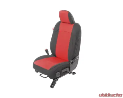 Diver Down Front and Rear Neoprene Seat Covers Red Jeep Wrangler 2020-2021 - 14167 4177