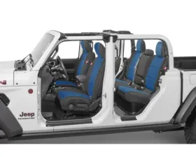 Diver Down Front and Rear Neoprene Seat Covers Blue Jeep Wrangler 2020-2021