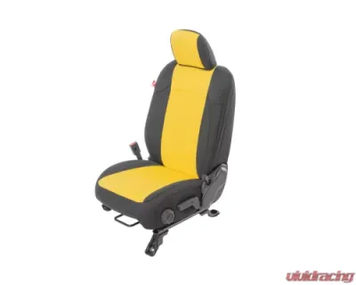 Diver Down Front and Rear Neoprene Seat Covers Yellow Jeep Wrangler 2020-2021 - 14167 4186
