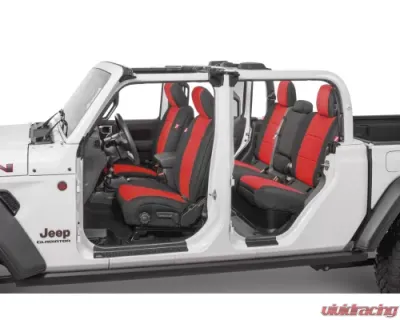 Diver Down Front and Rear Neoprene Seat Covers Red Jeep Wrangler 2020-2021 - 14167 4187