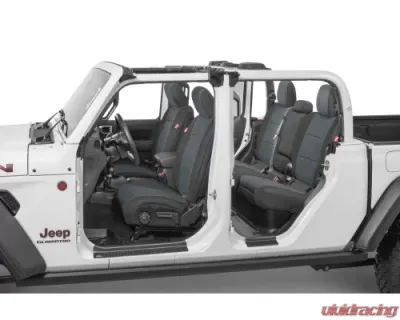 Diver Down Front and Rear Neoprene Seat Covers Charcoal Jeep Wrangler 2020-2021 - 14167 4188