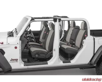 Diver Down Front and Rear Neoprene Seat Covers Light Gray Jeep Wrangler 2020-2021 - 14167 4189
