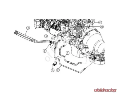 Full Send Diesel Factory Replacement Transmission Line #2 Cummins Dodge Ram 2500 2003-2007 - FSD-0307-2RTL