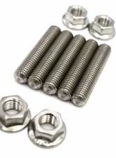 Full Send Diesel Stainless Steel Turbo to Manifold Stud Set for 1/2 Inch Spacer Cummins                                     - FSD-CUTTMSTDKTHLF - Image 2