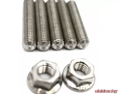 Full Send Diesel Stainless Steel Turbo to Manifold Stud Set for 1/2 Inch Spacer Cummins - FSD-CUTTMSTDKTHLF
