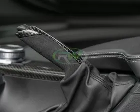 RW Carbon Fiber Alcantara E-Brake Handle BMW
