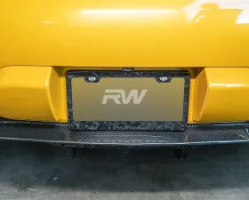 RW Carbon US Forged Carbon License Plate Frame