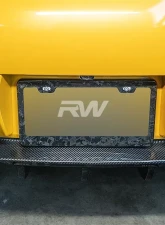 RW Carbon US Forged Carbon License Plate Frame                                     - CFframe-1 - Image 3