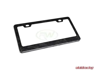 RW Carbon US Forged Carbon License Plate Frame - CFframe-1