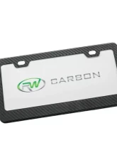 RW Carbon US Fiber License Plate Frame                                     - CFframe - Image 2