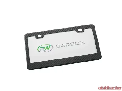RW Carbon US Fiber License Plate Frame - CFframe