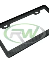 RW Carbon US Fiber License Plate Frame                                     - CFframe - Image 3