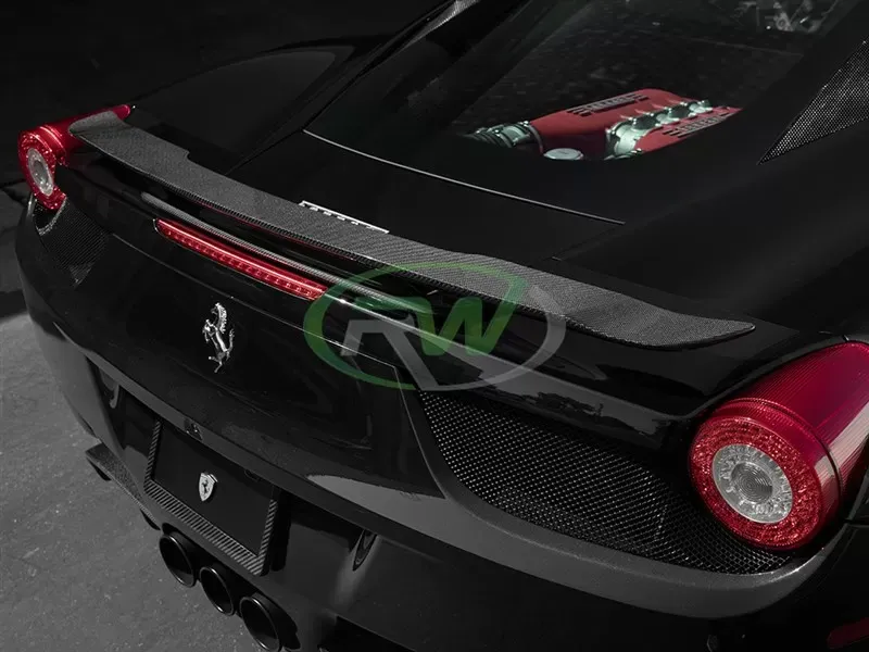 RW Carbon Fiber Rear Wing Ferrari 458 2010+ - Ferrari458-02