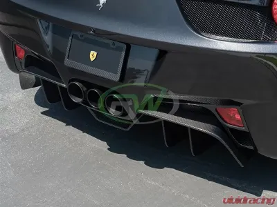 RW Carbon Fiber Diffuser Package Ferrari 458 Italia 2010-2015 - Ferrari458-03