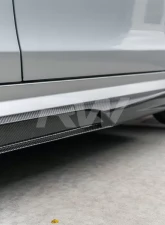 RW Carbon DTM CF Side Skirt Extensions Mercedes-Benz W204 C63 2008-2014                                     - Mercw20443 - Image 3