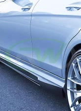 RW Carbon DTM CF Side Skirt Extensions Mercedes-Benz W204 C63 2008-2014                                     - Mercw20443 - Image 6