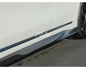 RW Carbon Full Carbon Fiber Side Skirt Extensions BMW i4 2022-2023