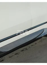 RW Carbon Full Carbon Fiber Side Skirt Extensions BMW i4 2022-2023                                     - bmwi4002 - Image 4