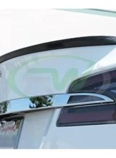 RW Carbon Fiber Trunk Spoiler Tesla Model S 2013+                                     - Tesla01 - Image 6