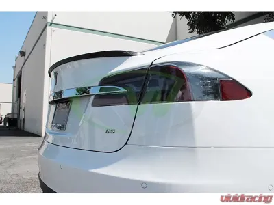 RW Carbon Fiber Trunk Spoiler Tesla Model S 2013+ - Tesla01