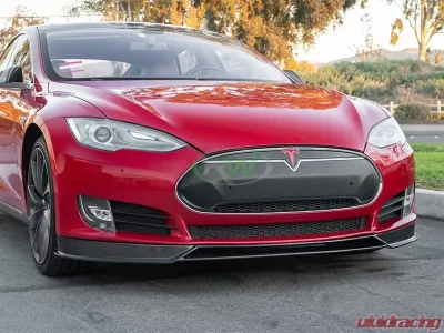 RW Carbon Fiber Front Lip Spoiler Tesla Model S 2012-2015 - Tesla02