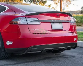 RW Carbon Fiber Rear Diffuser Tesla Model S 2012-2015