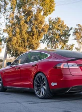 RW Carbon Fiber Rear Diffuser Tesla Model S 2012-2015                                     - Tesla03 - Image 3