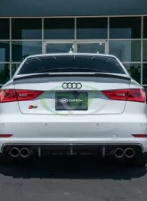 RW Carbon Pre-Facelift Carbon Fiber Rear Diffuser Audi 8v S3 2014-2016                                     - audi8v004 - Image 4