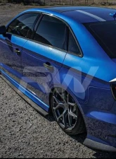 RW Carbon GTX Carbon Fiber Side Skirt Extensions Audi A3 | S3 | RS3 2015-2023                                     - audi8v005 - Image 2